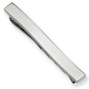 Engravable Stainless Steel Tie Bar