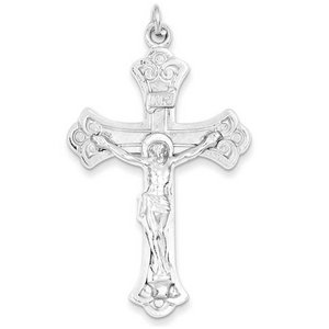 Sterling Silver INRI Crucifix Pendant