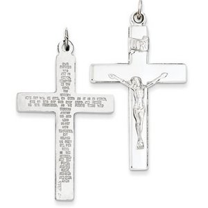 Sterling Silver Crucifix Pendant