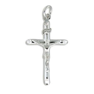 Sterling Silver Crucifix Cross Pendant