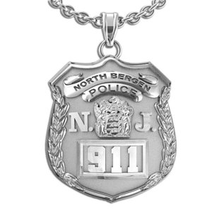 Personalized New Jersey Police Badge with Your Number   Department