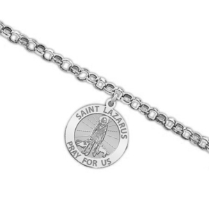 Saint Lazarus Religious Anklet    EXCLUSIVE 