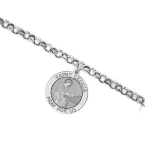 Saint Cecilia Religious Anklet    EXCLUSIVE 