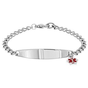 Stainless Steel Children s Medical ID Bracelet