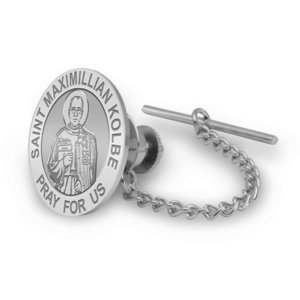 Saint Maximilian Kolbe Religious Tie Tack   EXCLUSIVE 