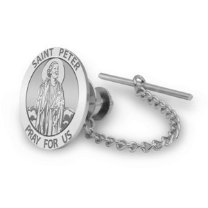 Saint Peter Religious Tie Tack   EXCLUSIVE 