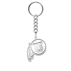 University of Utah Feathered U Keychain