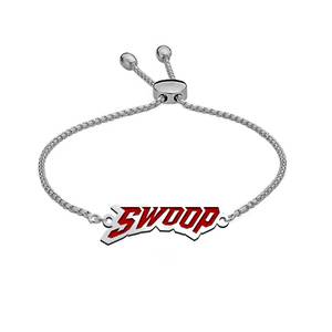 University of Utah Color Enamel Swoop Bracelet