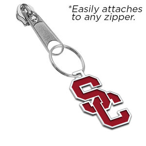 USC Color Enamel Interlocking SC Zipper Pull