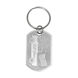 America 250 Patriotic Truck Keychain
