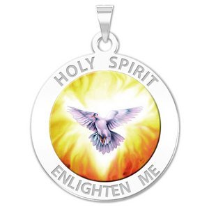 Holy Spirit Religious Medal   Color EXCLUSIVE 