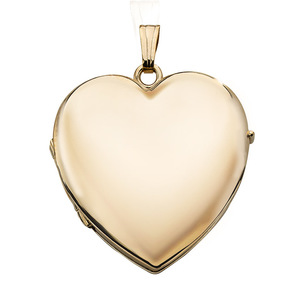 14k Gold Filled Heart 4 Photo Locket