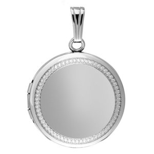 Round Floral Locket