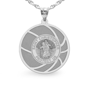 Exclusive Saint Christopher Basketball Medal