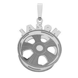 Custom Racing Rim Pendant w  Name