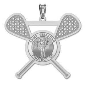 Exclusive Saint Sebastian Lacrosse Pendant