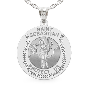 Exclusive Saint Sebastian Baseball Medal