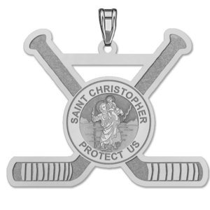 Exclusive Saint Christopher Hockey Pendant