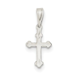 Sterling Silver Polished Children s Cross Pendant