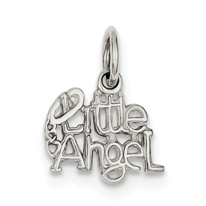 Sterling Silver Polished  Little Angel  Pendant