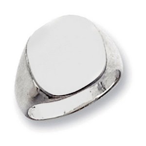 Sterling Silver Men s Square Signet Ring