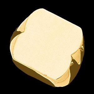 14K Gold Men s Square Signet Ring