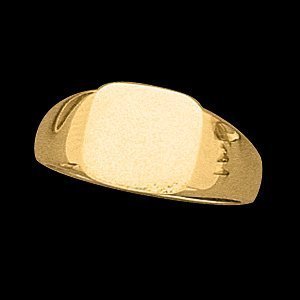 14K Gold Women s Square Signet Ring