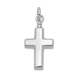 Sterling Silver Cross Cremation   Ash Holder