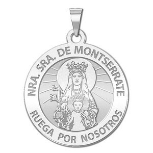 Nuestra Signora de Montserrate Medallas Religousas