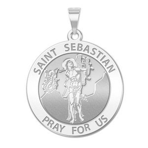 Saint Sebastian Religious Medal  EXCLUSIVE 