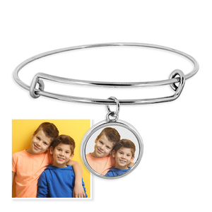 Expandable Photo Charm Bracelet