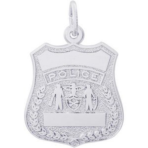 POLICE BADGE ENGRAVABLE