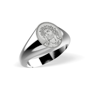 Ecce Homo Signet Ring  EXCLUSIVE 