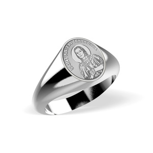 Saint Kateri Tekakwitha Signet Ring  EXCLUSIVE 