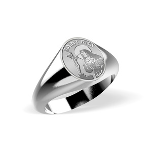 Saint Rita Signet Ring  EXCLUSIVE 