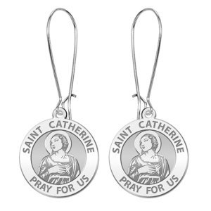 Saint Catherine of Alexandria Earrings  EXCLUSIVE 