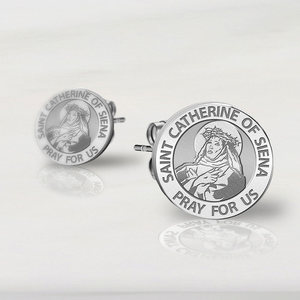 Pair of Saint Catherine of Siena Earrings