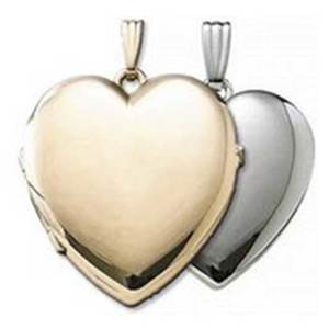 Build Your Own 14K Gold 4 or Four Photo Heart Locket