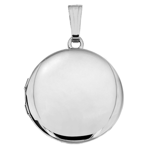 Build Your Own Sterling Silver 2 Picture Round Locket