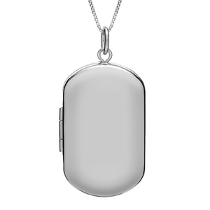Build Your Own  2 Picture Dog Tag Locket