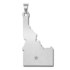 Personalized Idaho Pendant or Charm