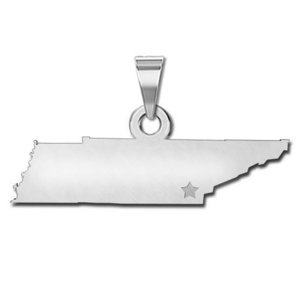 Personalized Tennessee Pendant or Charm