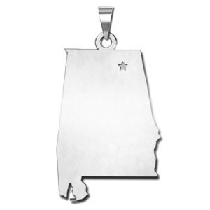 Personalized Alabama Pendant or Charm