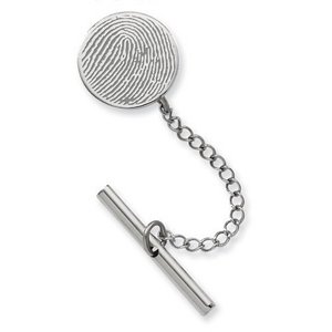 Custom Fingerprint Tie Tac