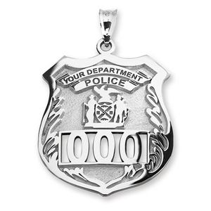 Personalized Police Badge with Your Number   Department