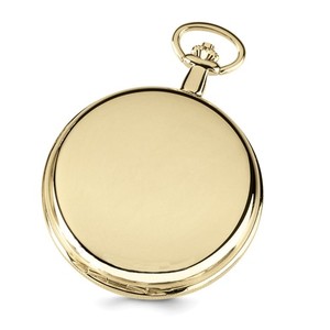 Charles Hubert Photo Gold Tone Pocket Watch