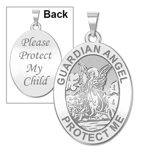 Guardian Angel  Protect My Child  Double Sided Medal   EXCLUSIVE 