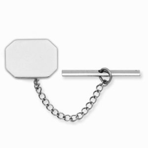 Engravable Rectangle Tie Tack