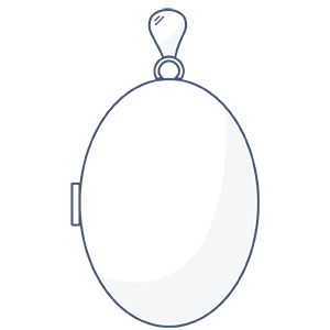 Oval Lockets