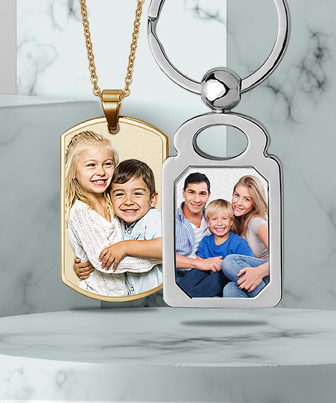 Photo Engraved Jewelry